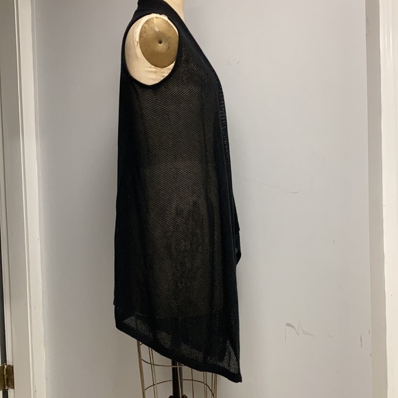 Cashmere/ silk long vest - Picture 3 of 6